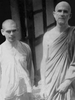 With Ven Nyanaponika, c. 1955