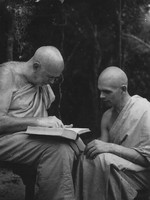 Ven Nyanatiloka and Samanera Nyanavimala, 1955